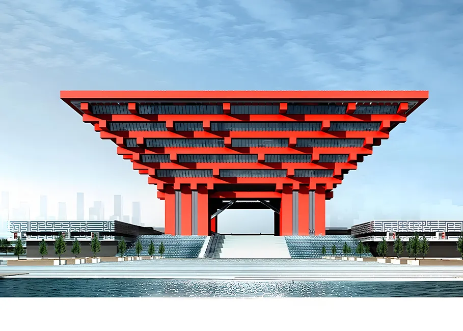 The main venue of the Shanghai World Expo center