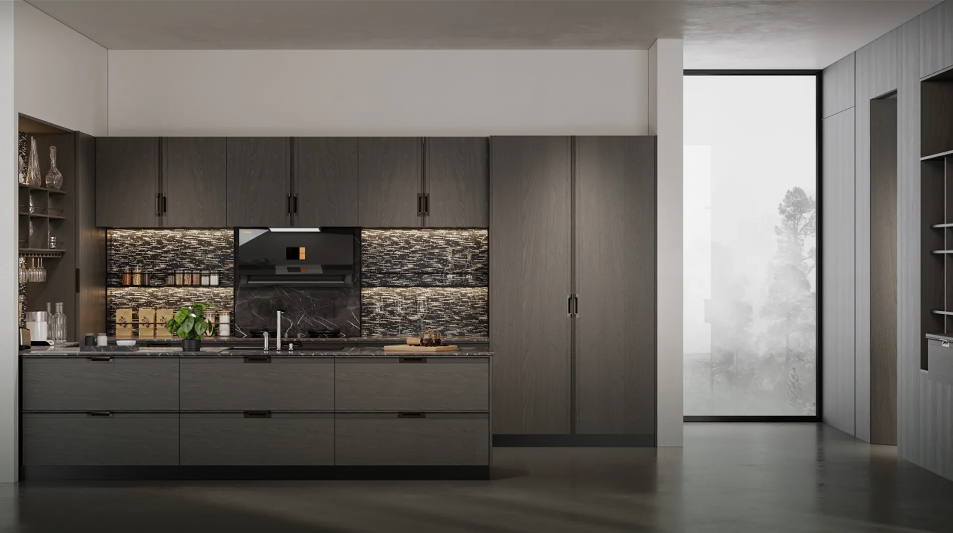 Reconstituted wood veneer